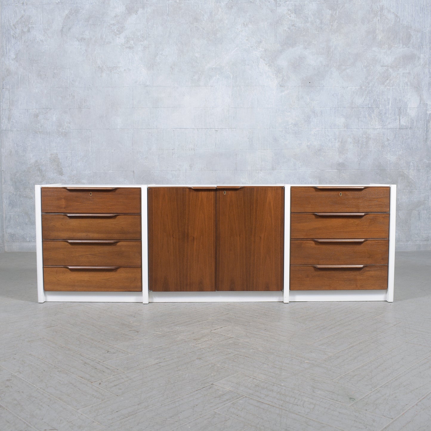 1960s Danish Executive Cabinet: Timeless Walnut Craftsmanship & Design