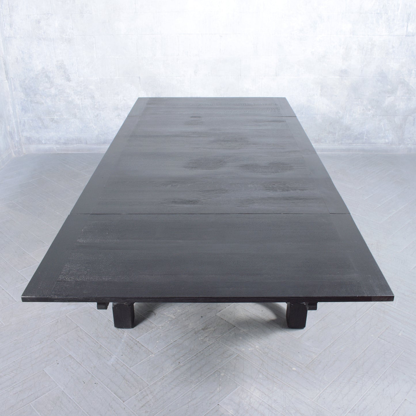 Spanish Colonial Ebonized Extendable Table