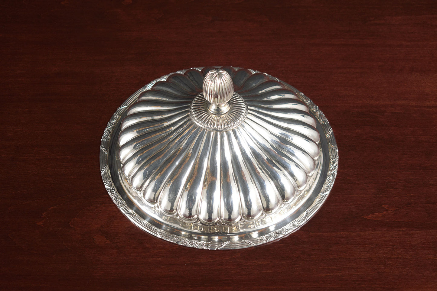 925 Stamped Sterling Silver French Art Deco Center Dish