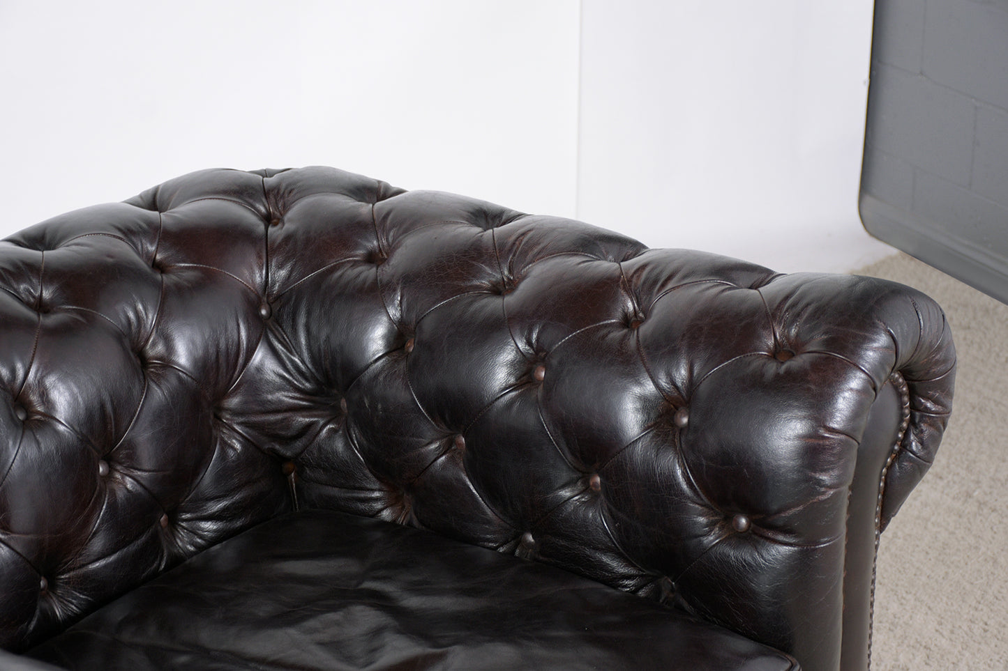 Chesterfield Leather Lounge Chair