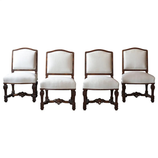 Set of Four Antique Renaissance Chairs