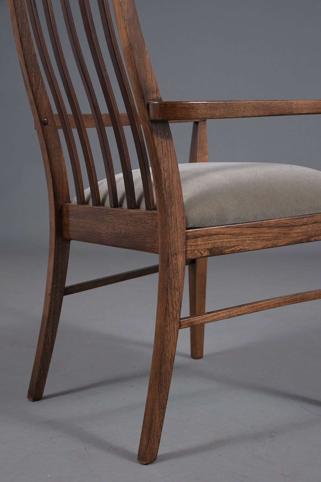 Vintage 1960s Mid-Century Modern Walnut Armchairs: Elegance & Comfort Restored