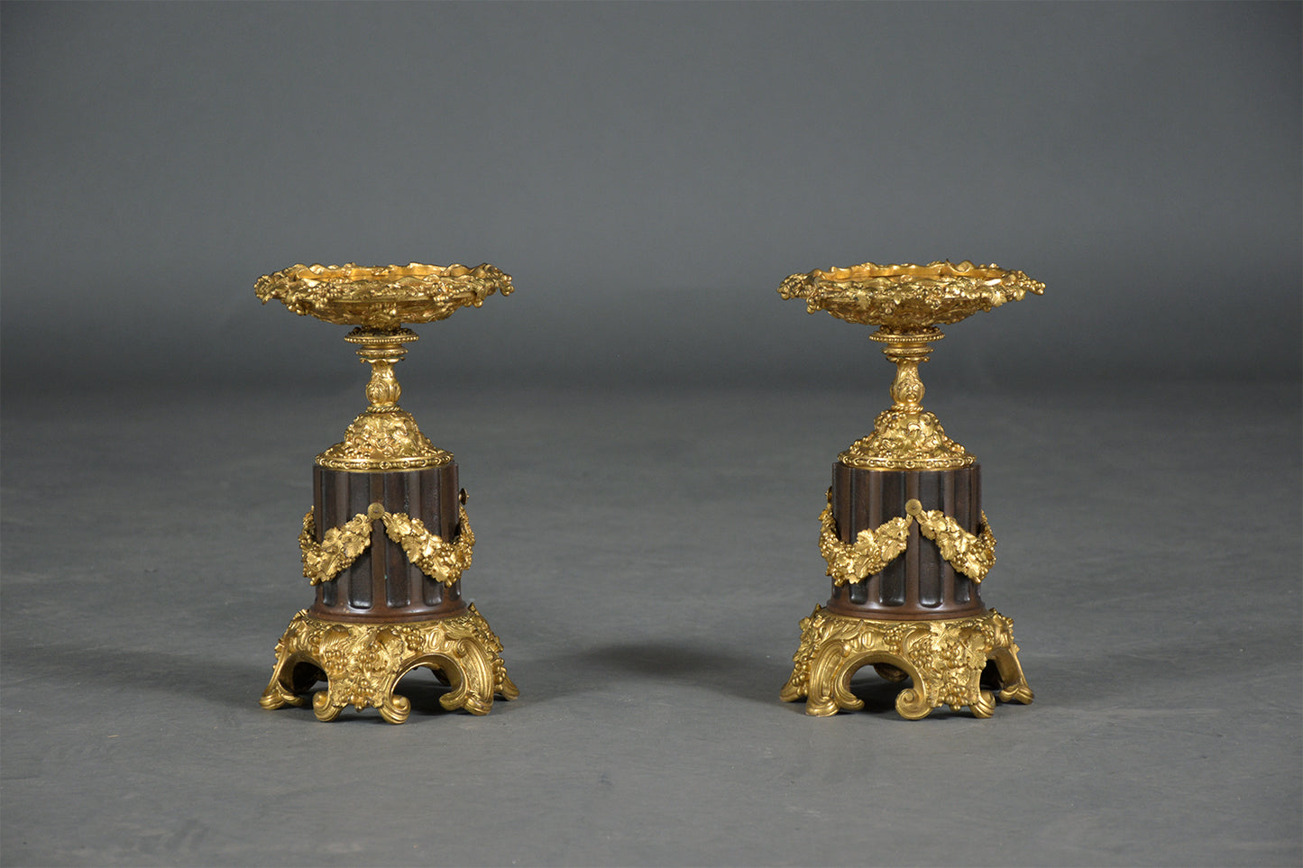 19th Century French Bronze Urns