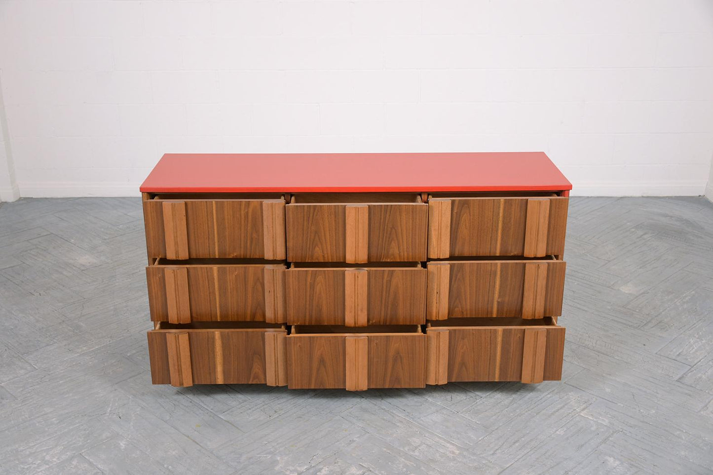 1960s Mid-Century Modern Painted Chest of Drawers