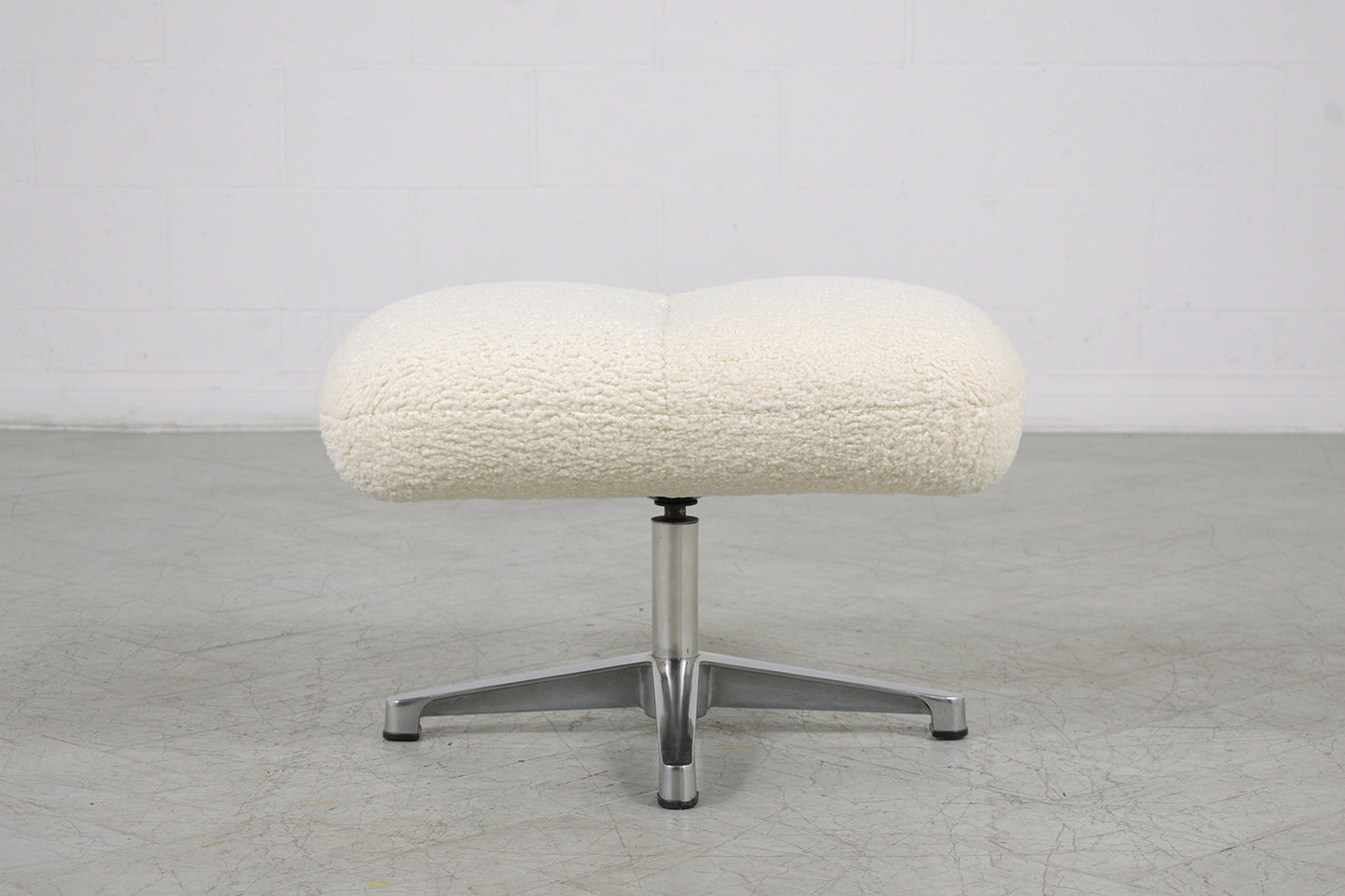 Danish Modern Swivel Lounge Chair and Ottoman