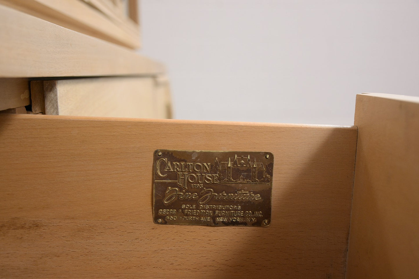 Mid-Century Elm Bookcase