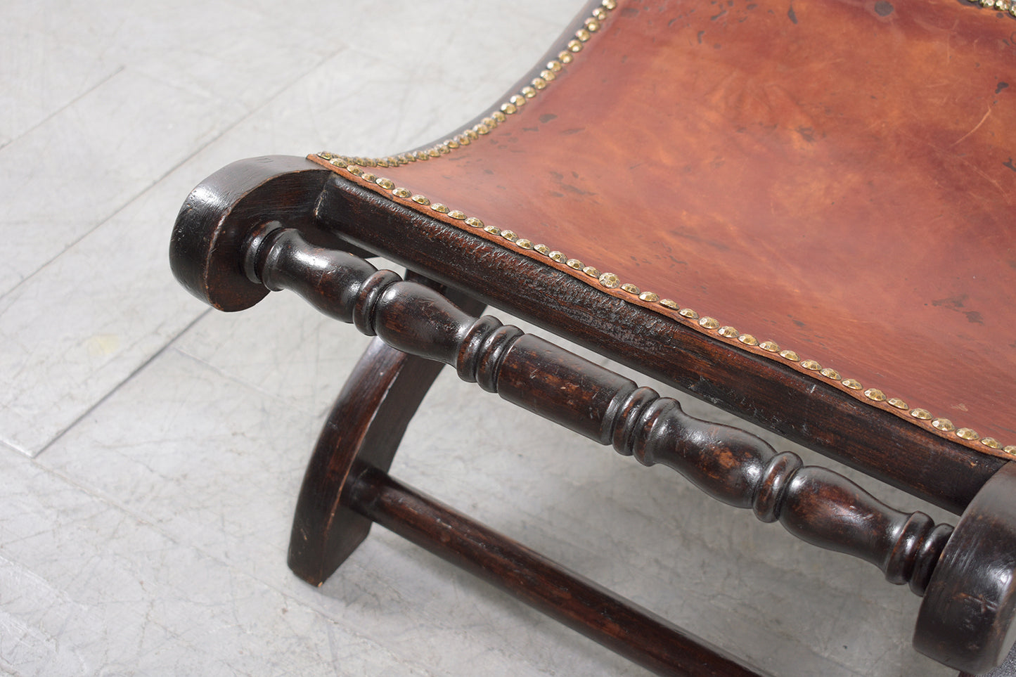 1960s Restored Baroque-Style Bench