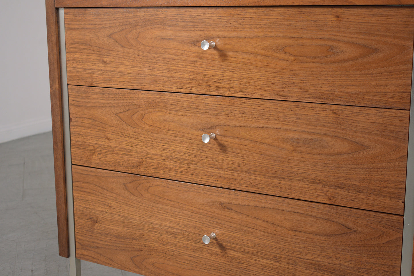 1960s Handcrafted Walnut Chest of Drawers