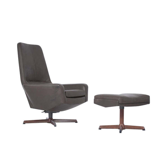 Kofod Larsen Lounge Chair and Ottoman