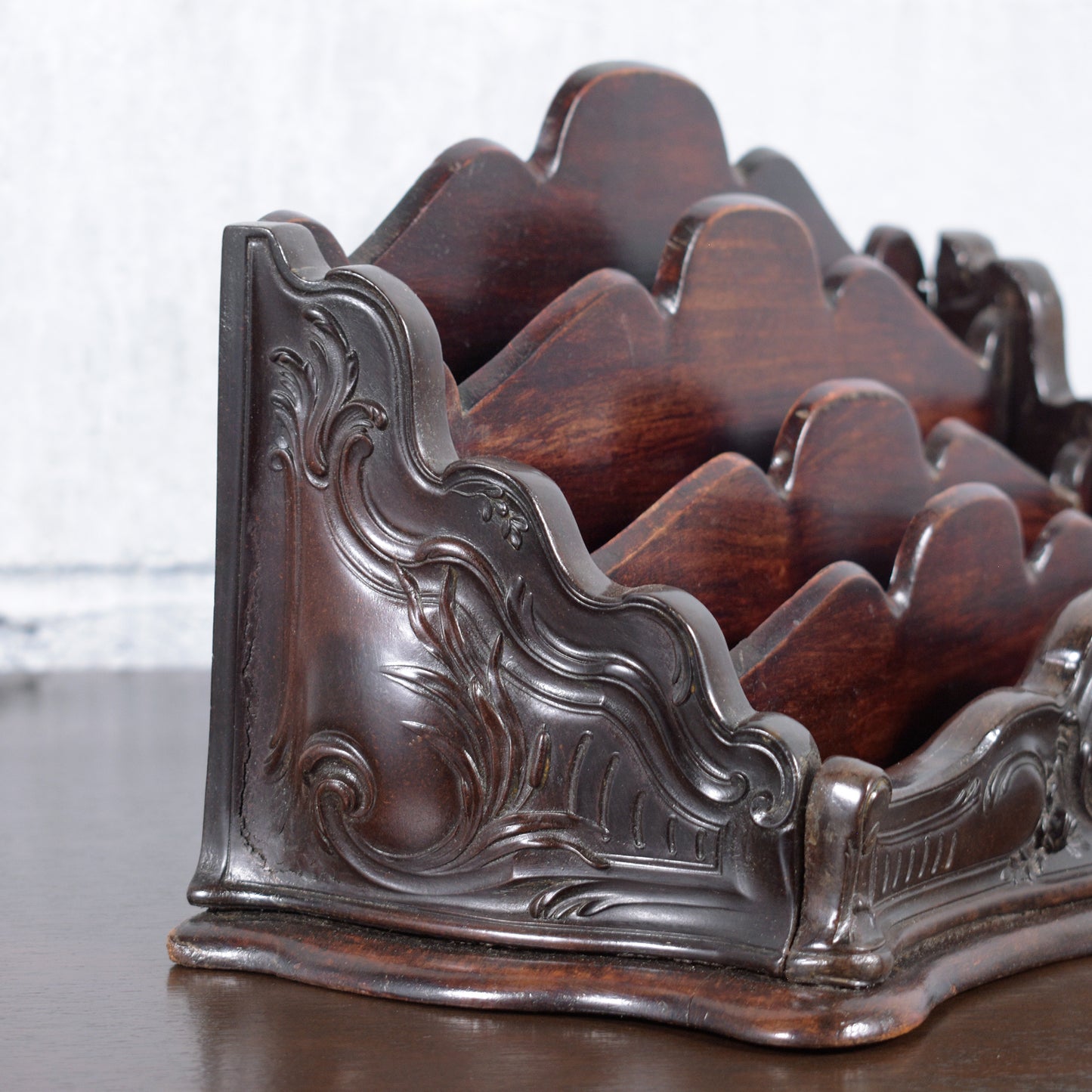 Late 19th-Century French Rosewood Letter Divider