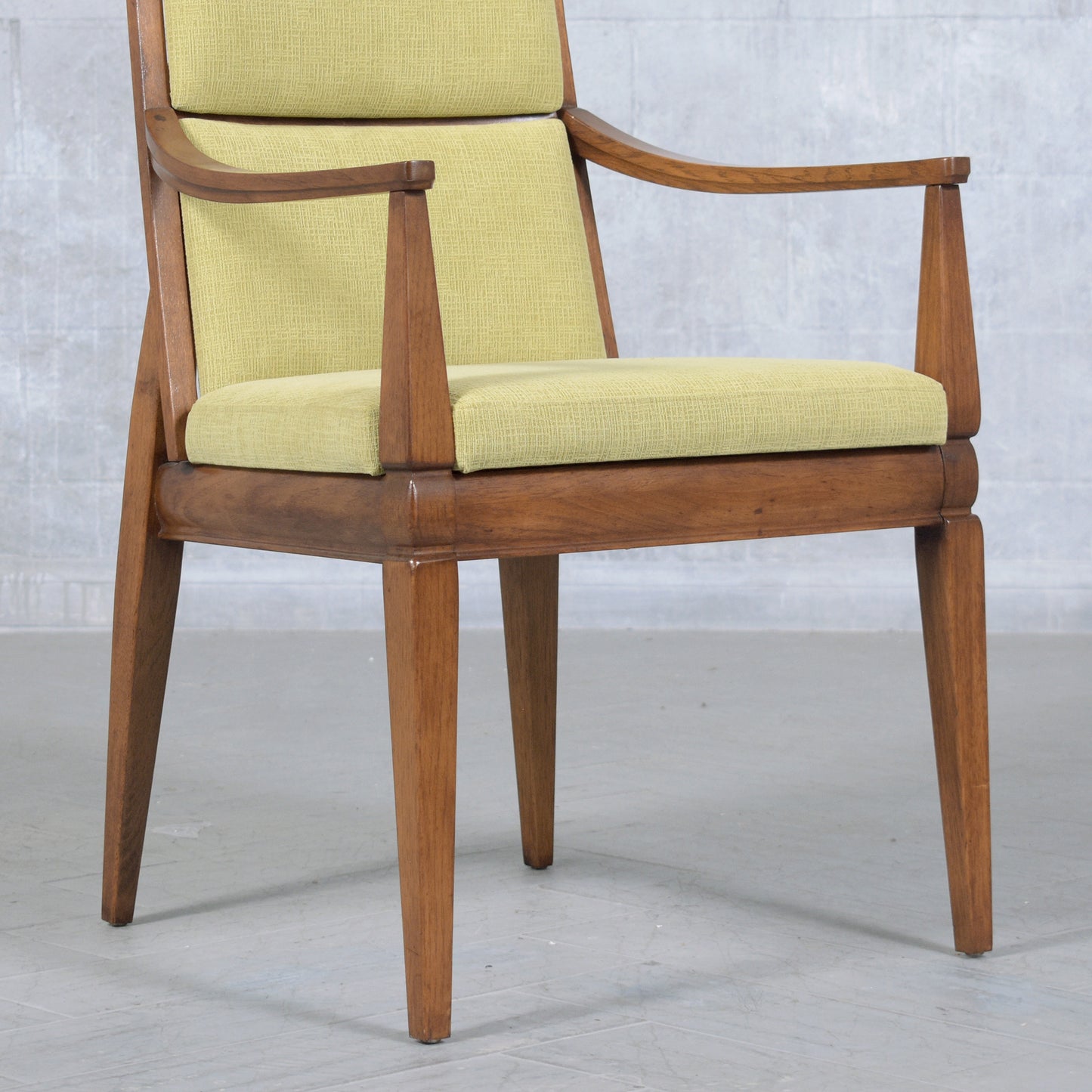 Mid-Century Modern Handcrafted Walnut Dining Chairs