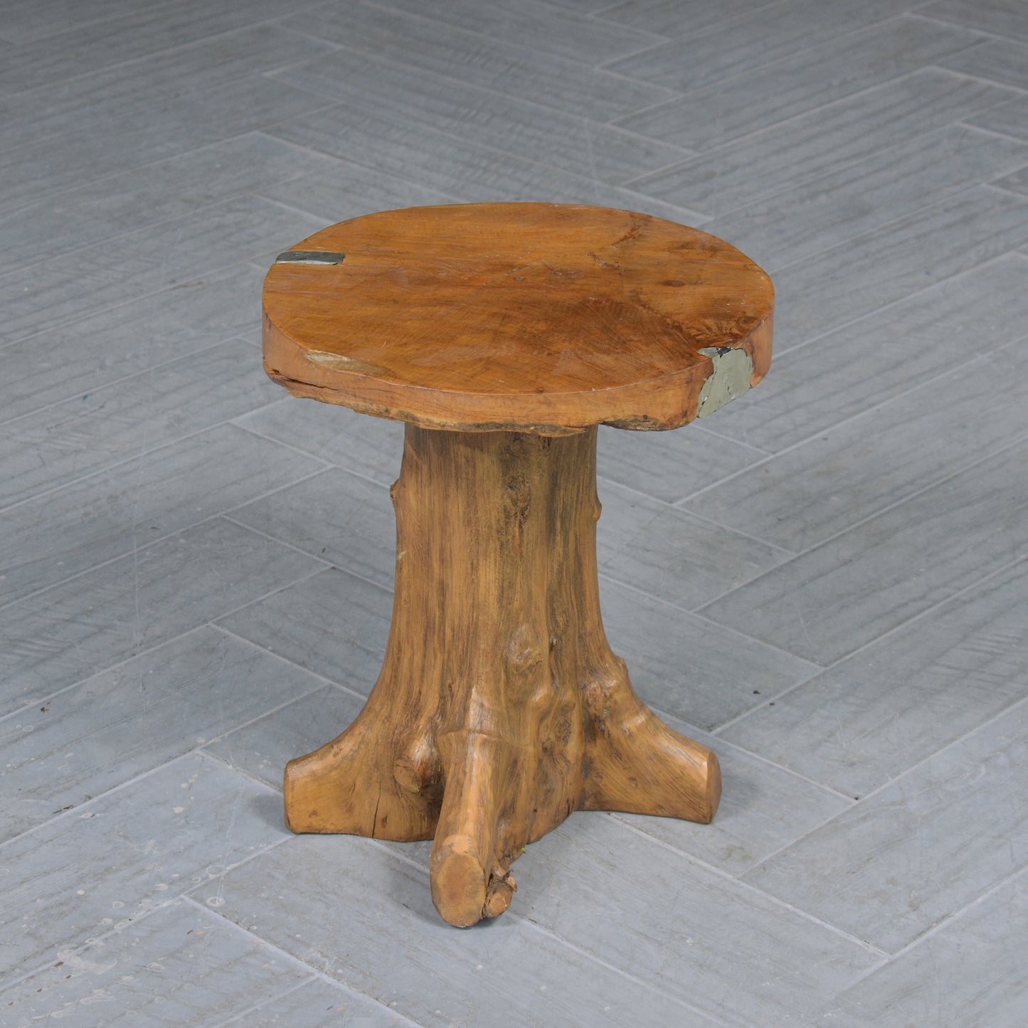 Organic Modern Natural Color Modern Root Side Table