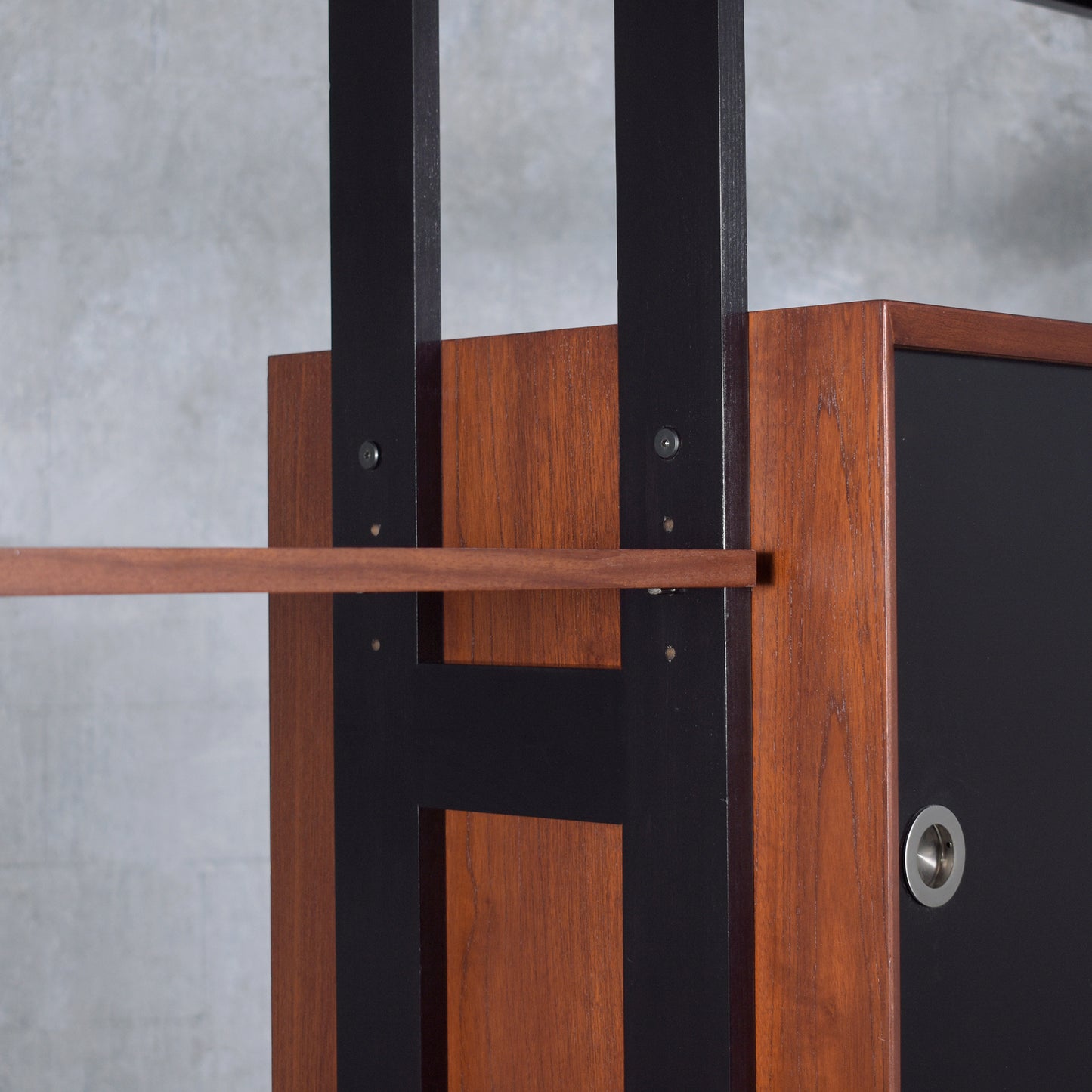 Vintage 1960s Teak Freestanding Wall Unit – Fully Restored