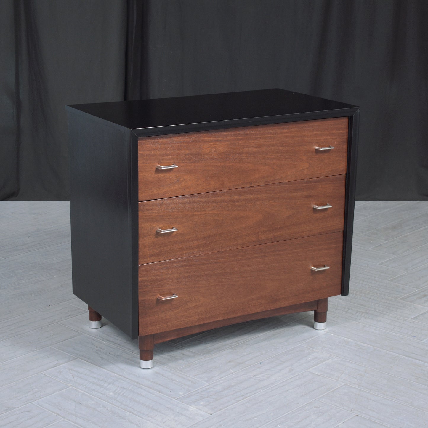 1960s Mid-Century Modern Mahogany Lacquered Dresser