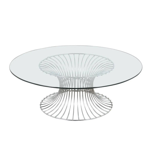 Warren Platner by Knoll-Inspired Vintage Mid-Century Modern Coffee Table