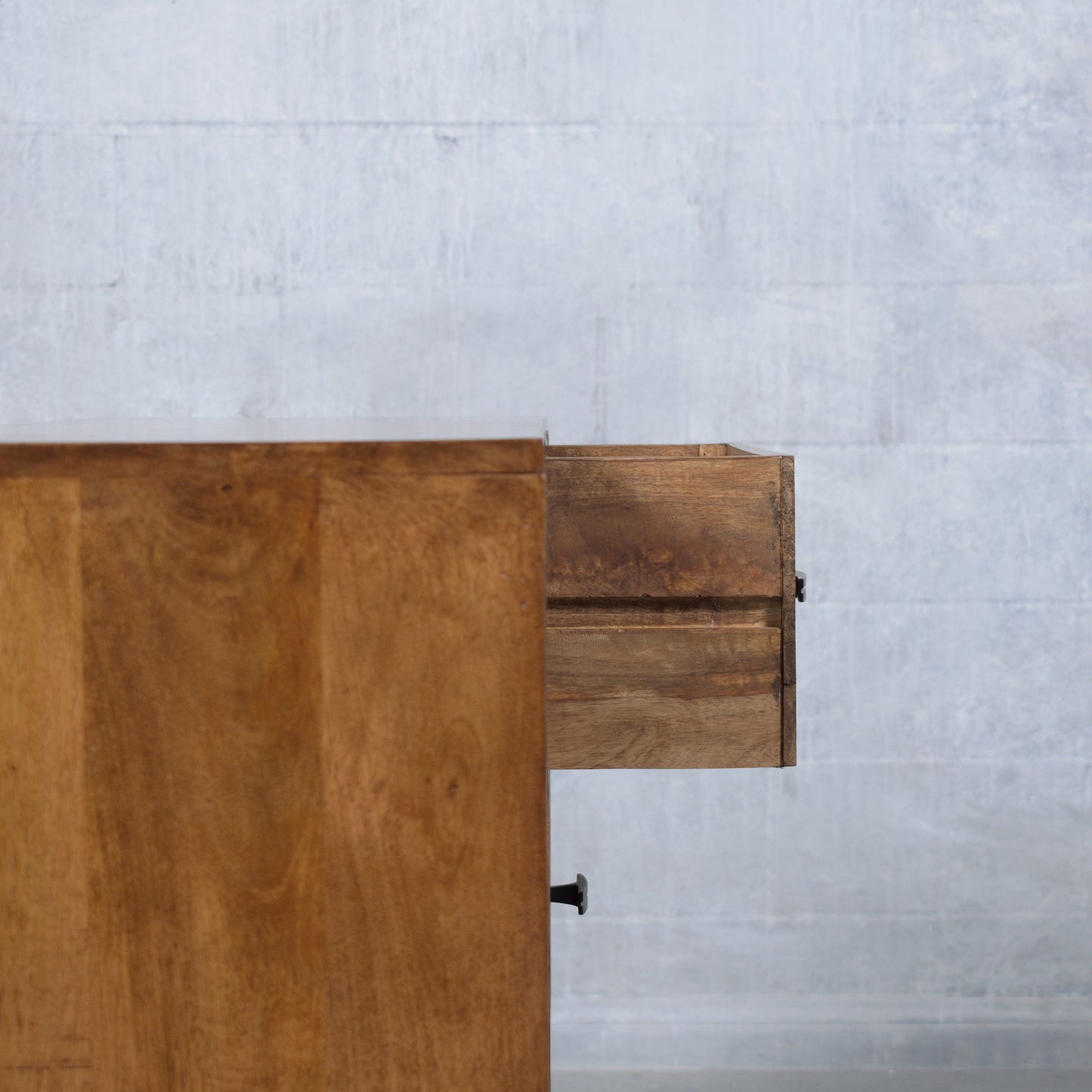 Expertly Restored Solid Teak Wood Sideboard