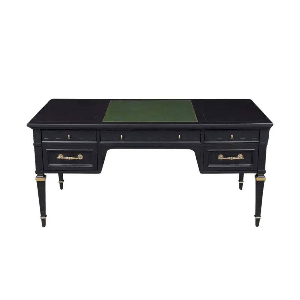 Restored 1950s Hollywood Regency-Style Executive Desk