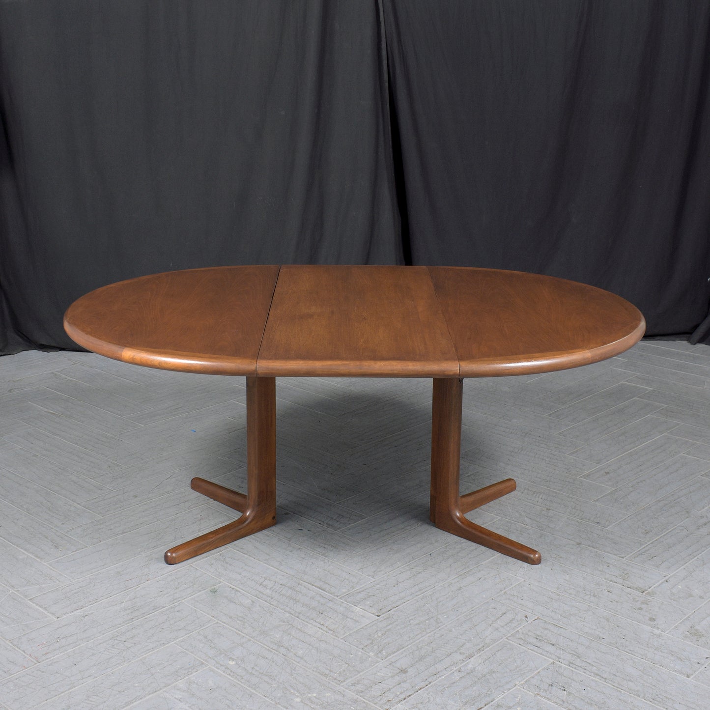 Vintage Danish Teak Extendable Dining Table: Mid-Century Elegance Restored