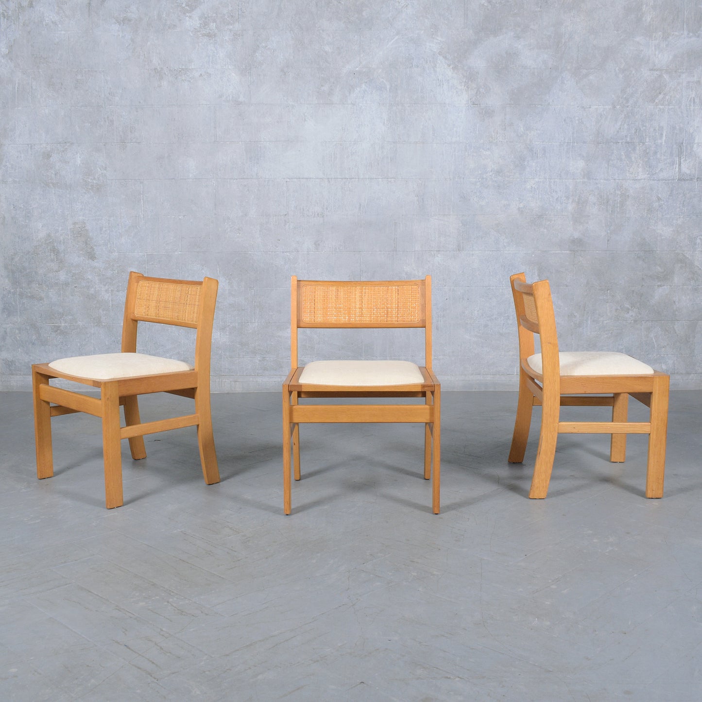 Set of Six Modern Danish Teak Dining Chairs: Mid-Century Elegance Restored
