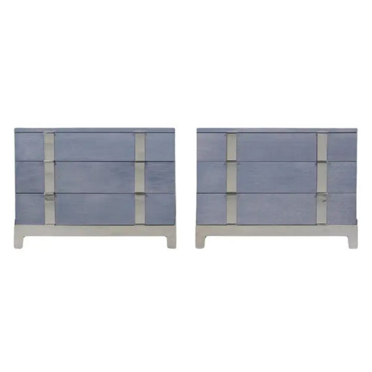 Elegant 1980s Joseph Jeup Chests: A Blend of Style and Storage