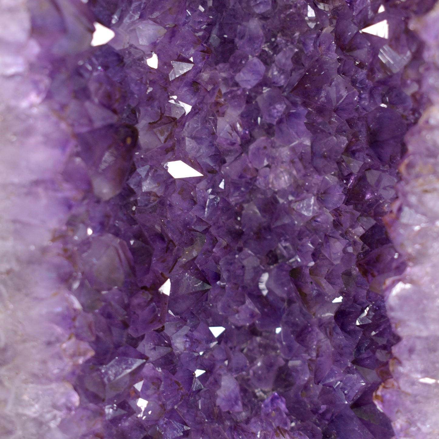 Pair of genuine Amethyst Cluster Geodes from Brazil