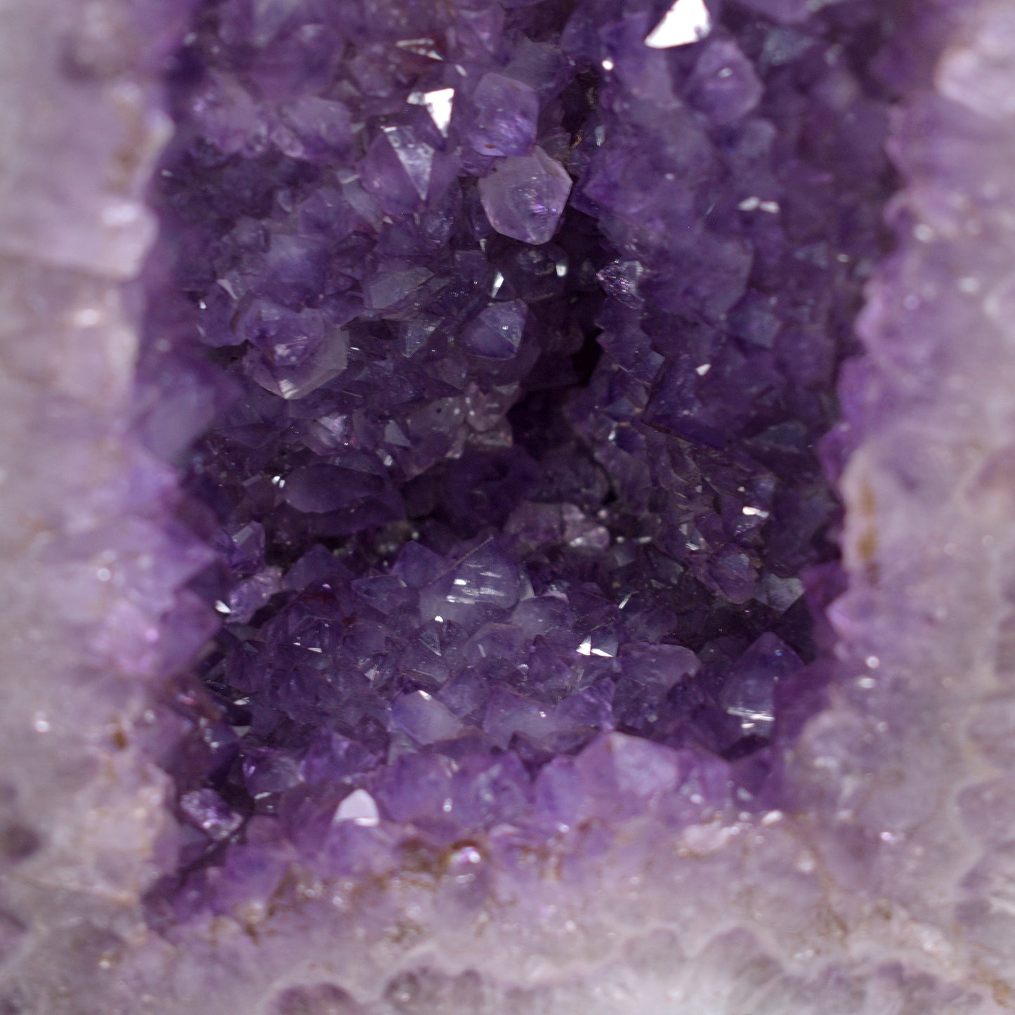 Pair of genuine Amethyst Cluster Geodes from Brazil