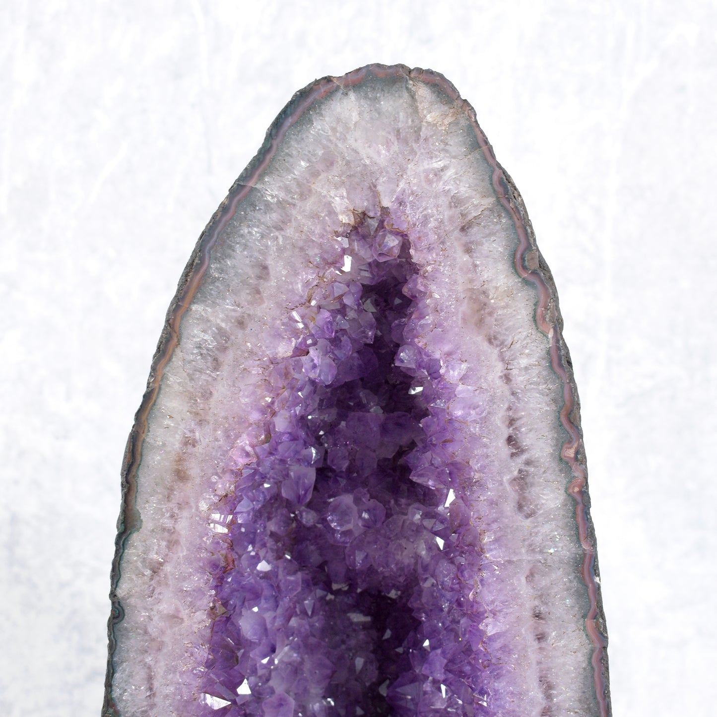 Pair of genuine Amethyst Cluster Geodes from Brazil