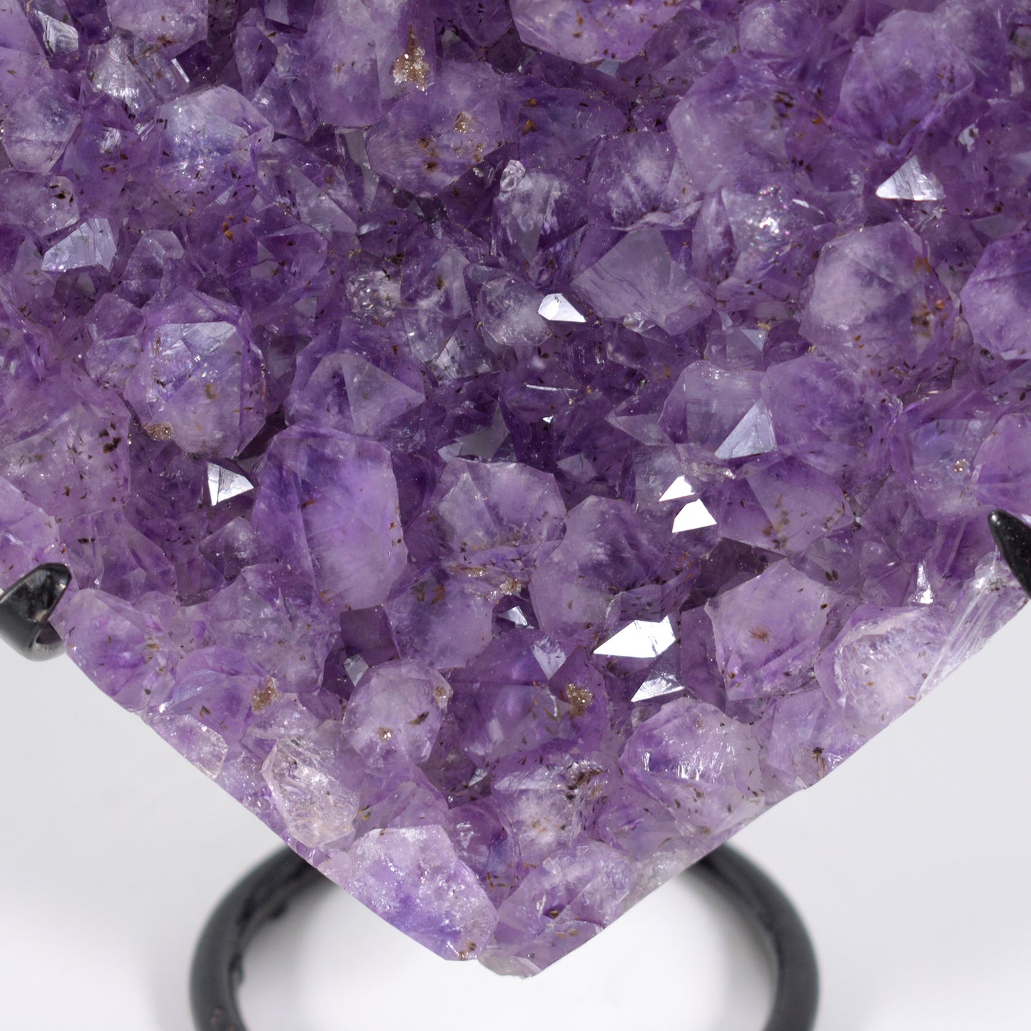 Cherished Heart-Shaped Amethyst Crystal