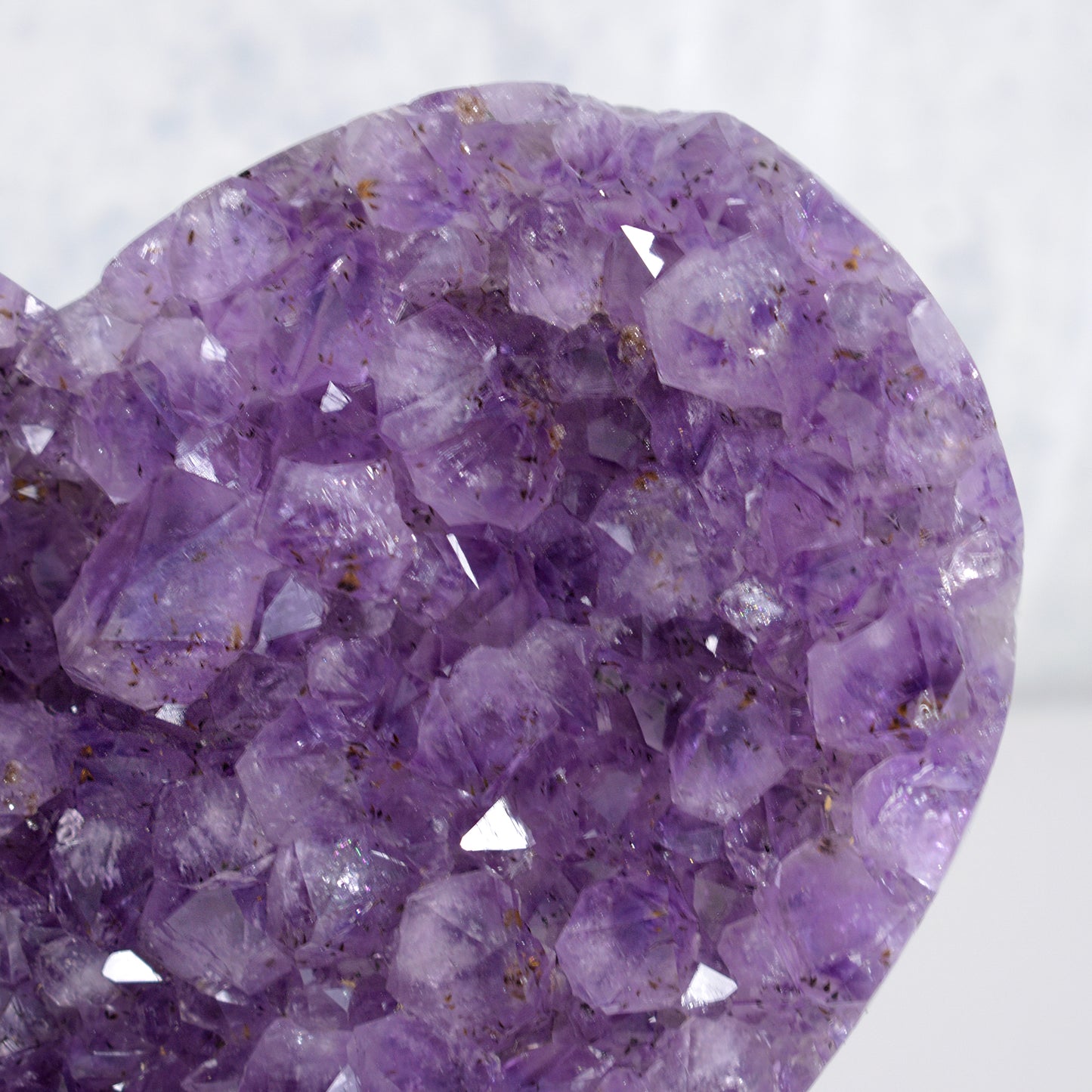 Cherished Heart-Shaped Amethyst Crystal