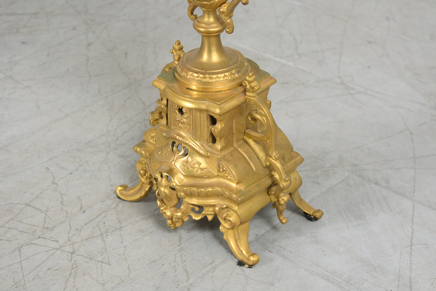 Pair of French Antique Ormolu Candleholder