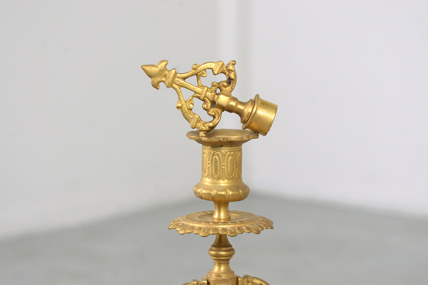 Pair of French Antique Ormolu Candleholder