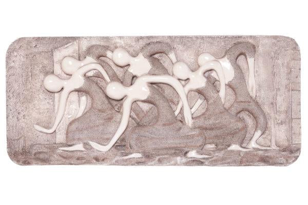 Mid-Century Modern Wall Finesse Relief Sculpture