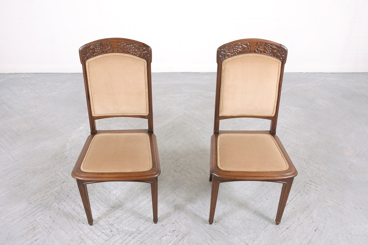 Antique Set of Eight French Dining Chairs
