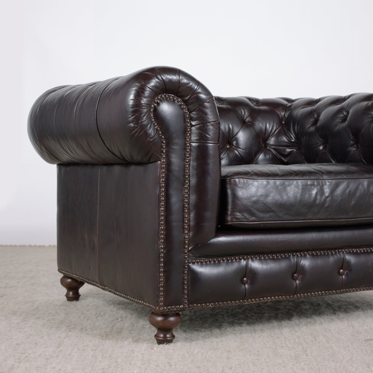 Chesterfield Leather Lounge Chair