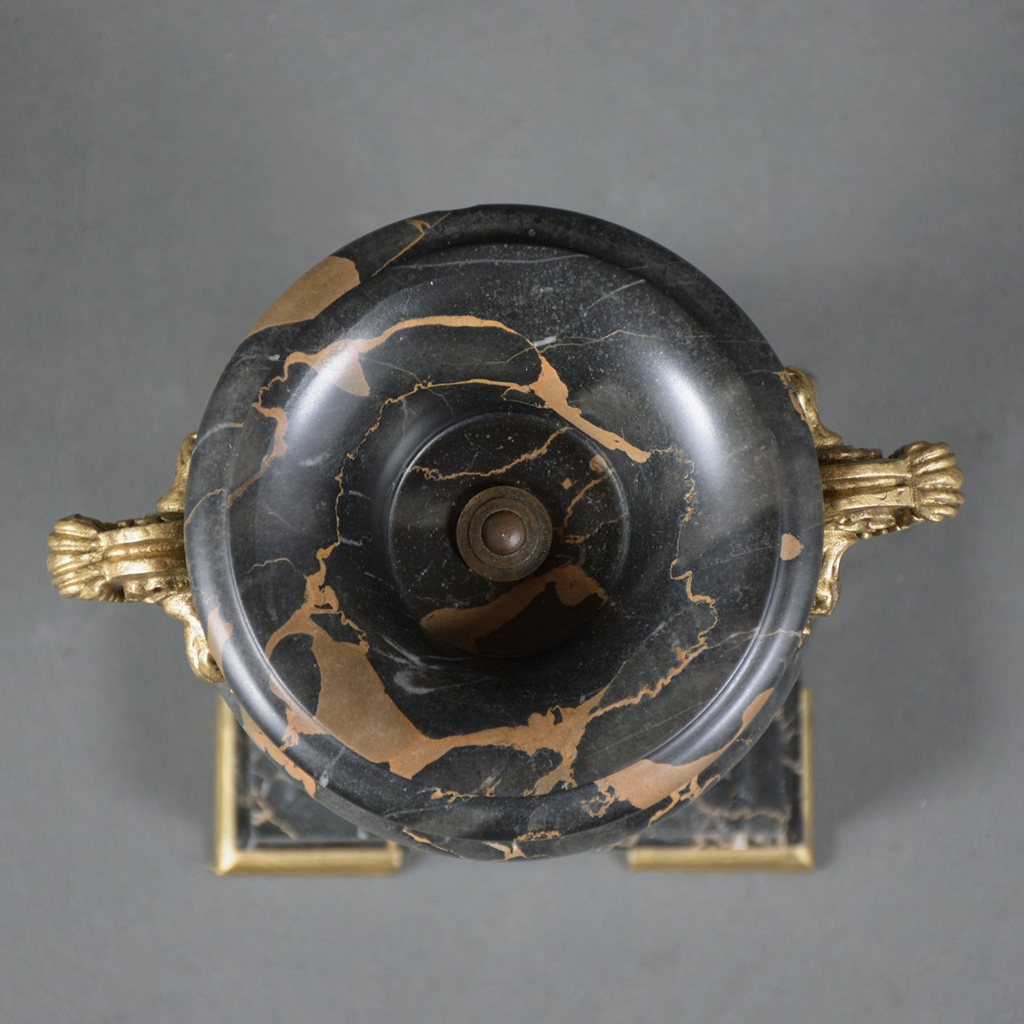 Pair of 19th Century Empire Marble Urns