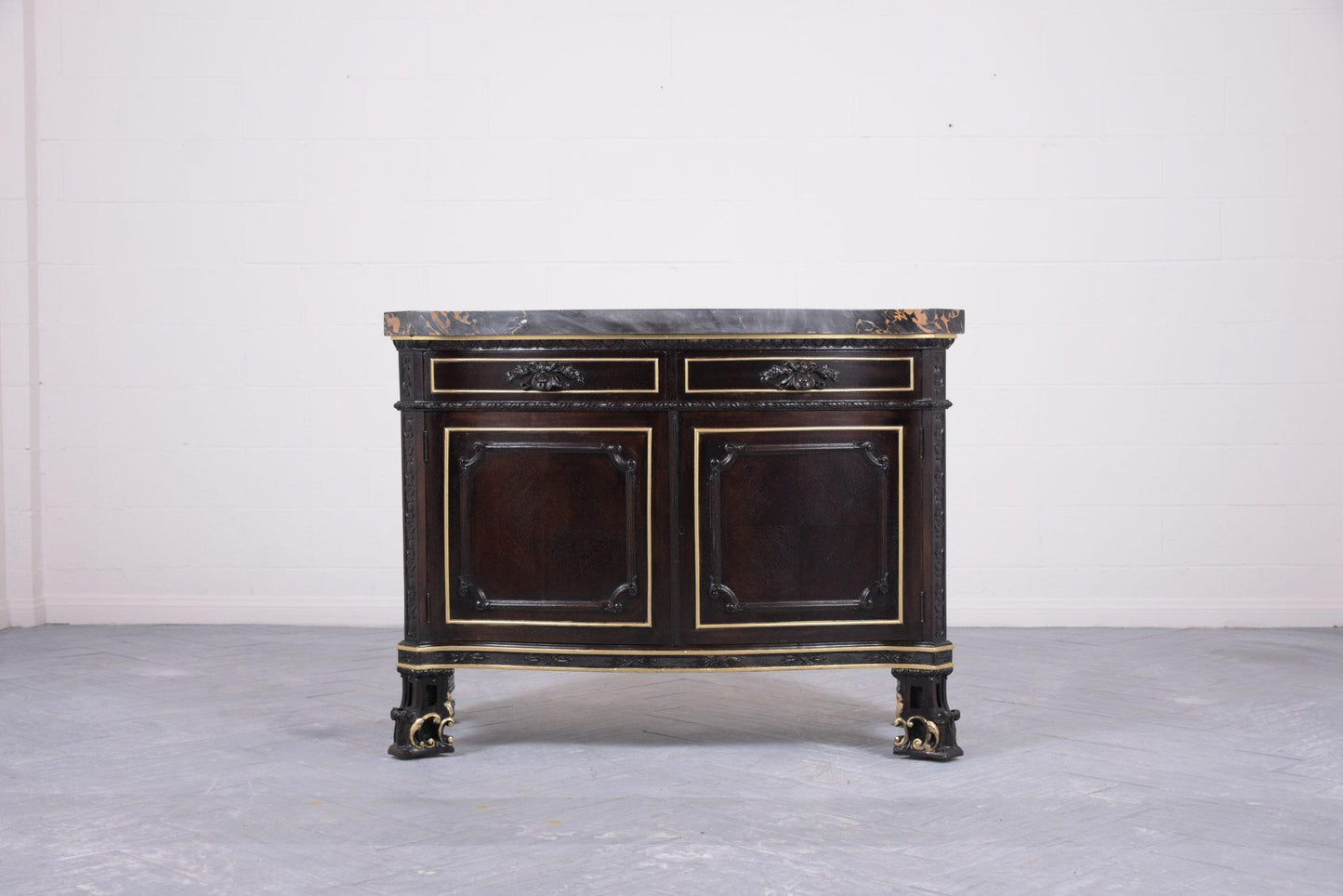 Antique Louis XVI Marble Top Commode