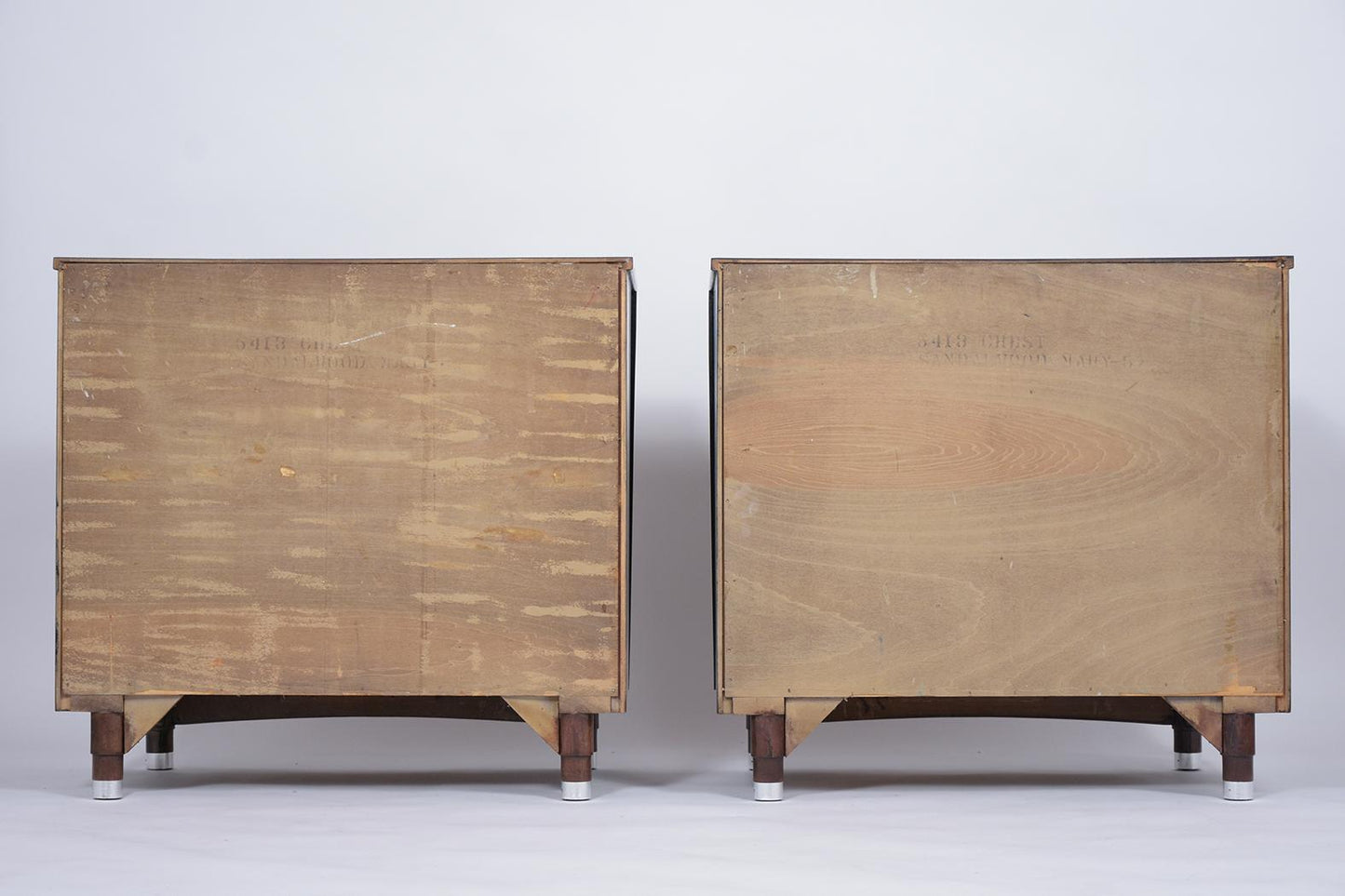 Pair of Mid-Century Walnut Dressers
