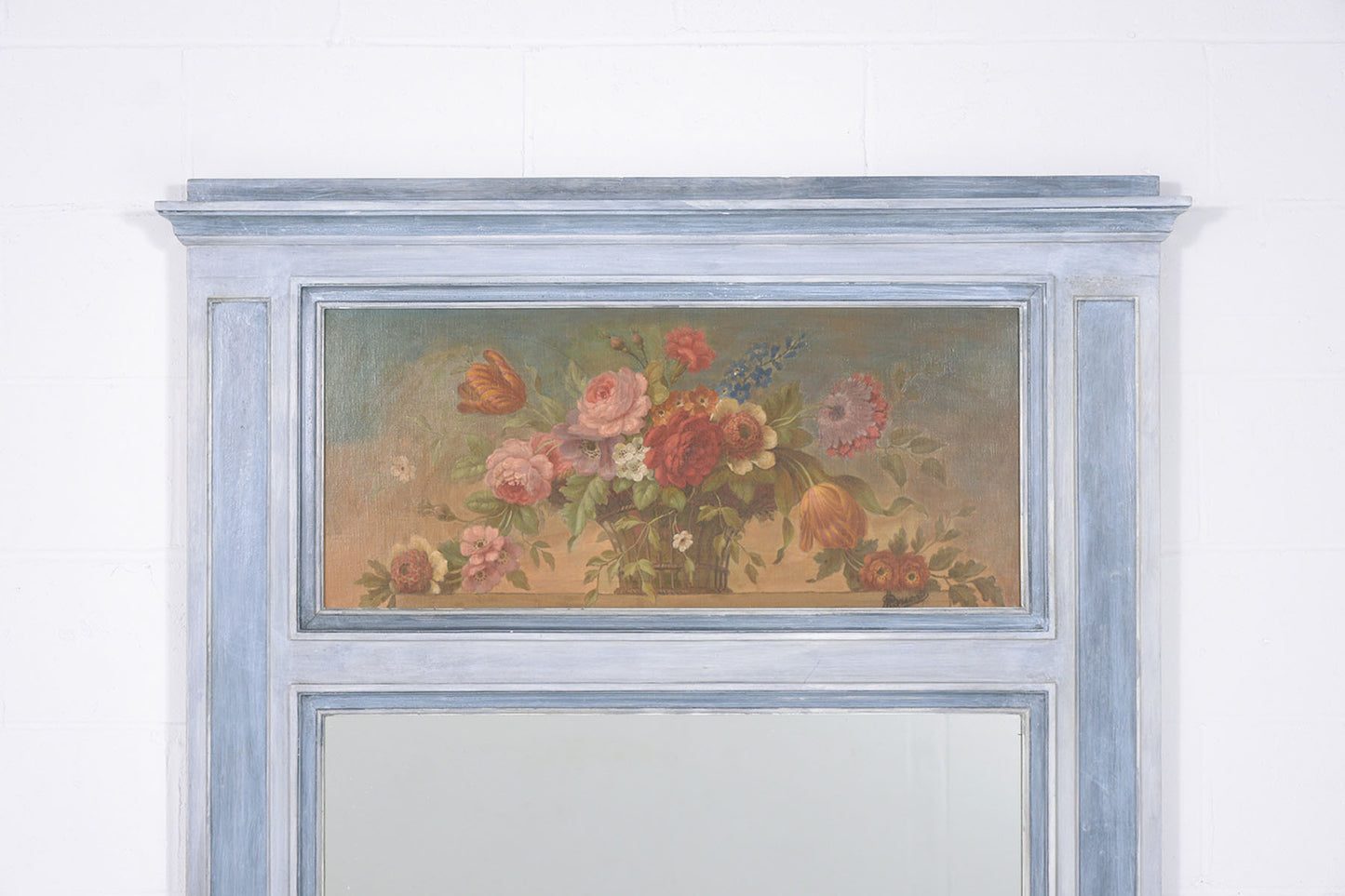 1950 Painted Wall Mirror