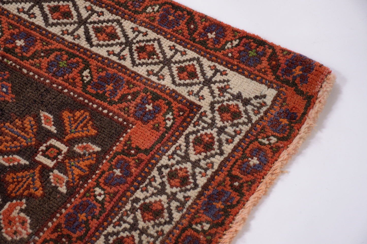 Red Vintage Textile Carpet Rug
