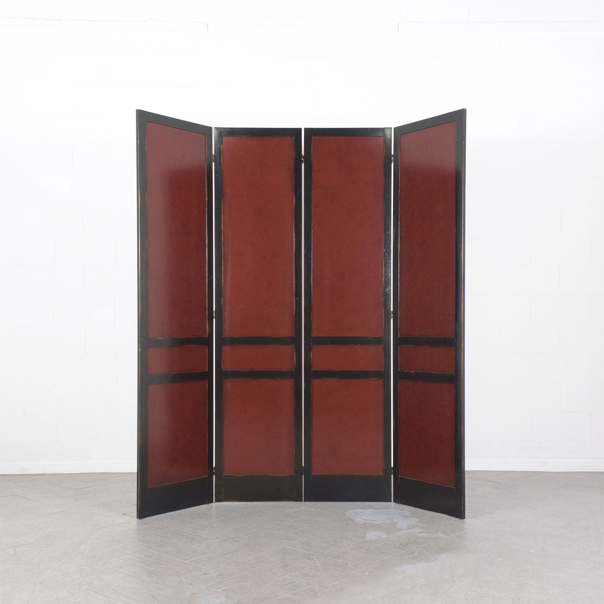 Mid-Century Red Lacquer Divider