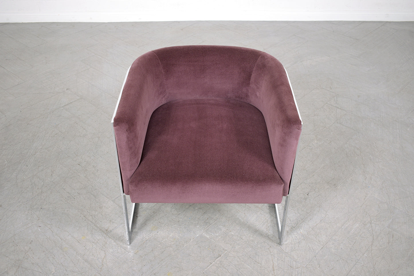 Restored 1970s Mid-Century Modern Lounge Chair