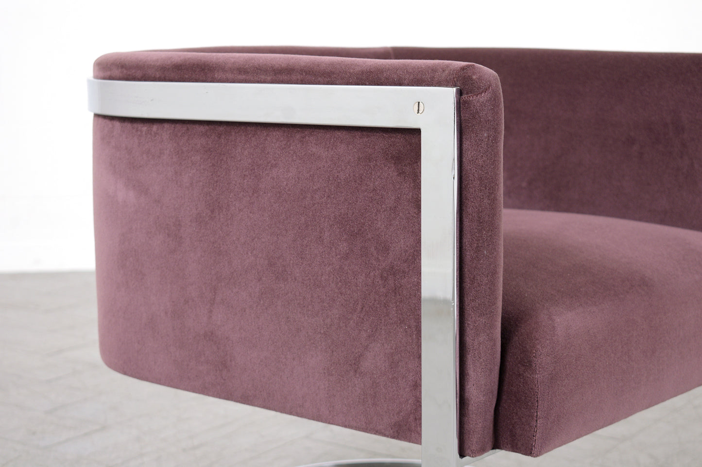 Restored 1970s Mid-Century Modern Lounge Chair