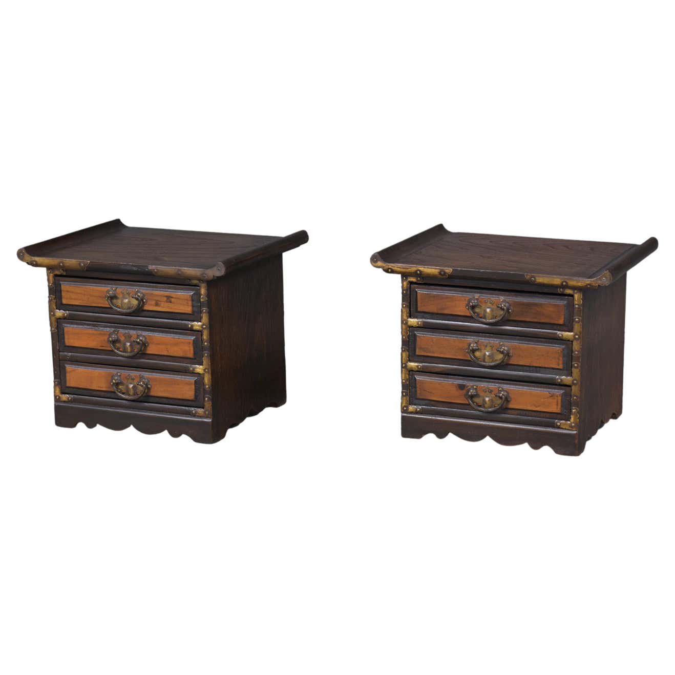 Pair of Korean Small Cabinets