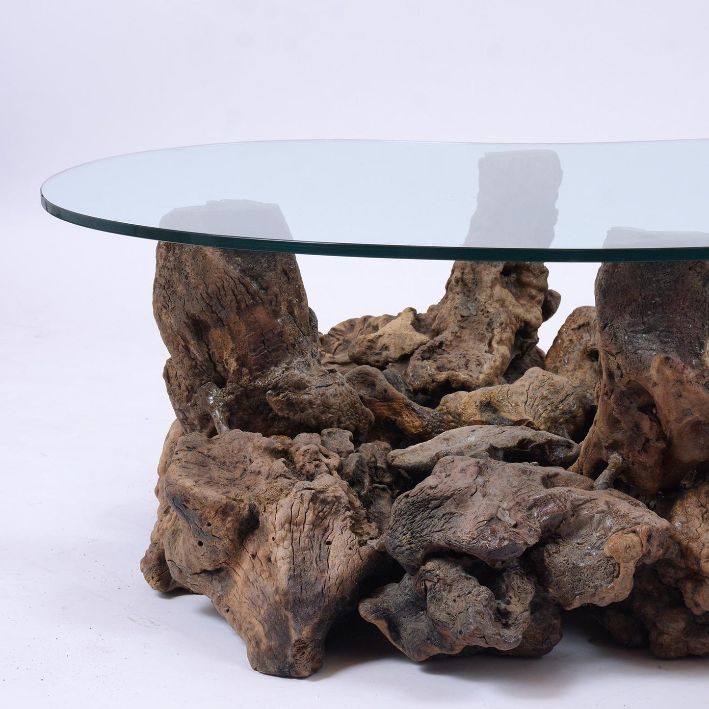 Organic Burl Wood Coffee Table