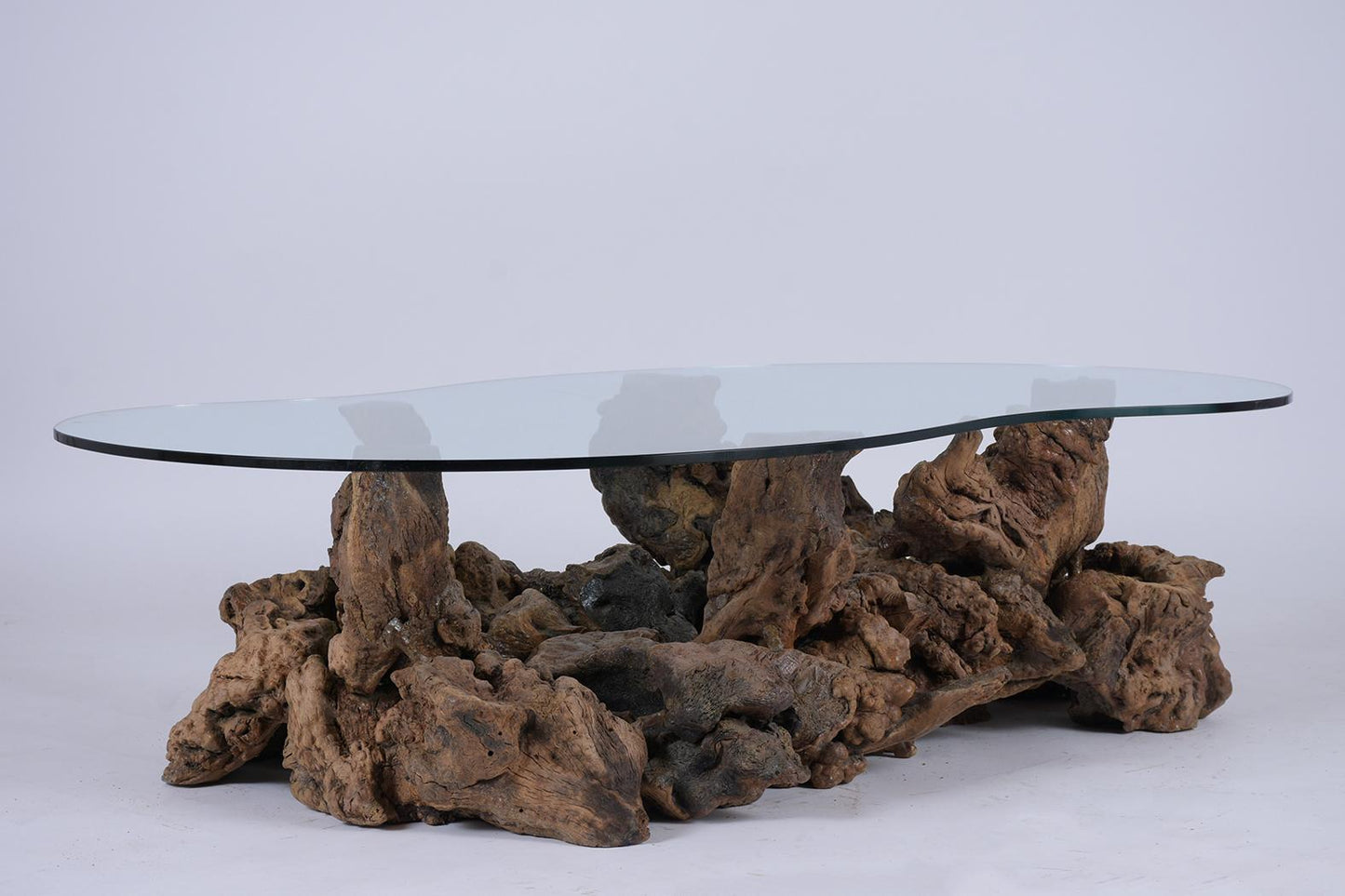 Organic Burl Wood Coffee Table