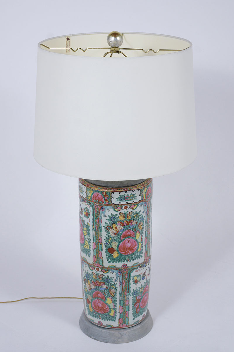 1950's Pair of Porcelain Table Lamps