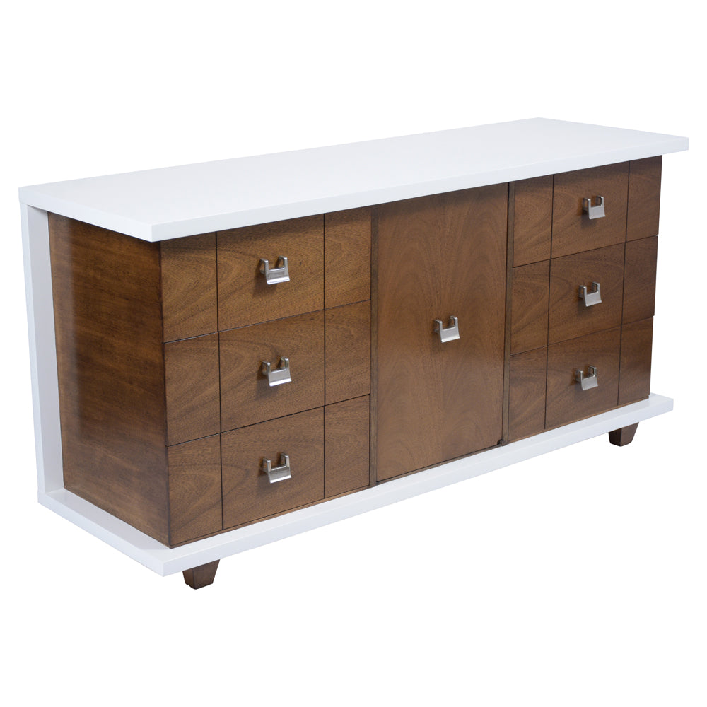 Vintage Mid-Century Modern Lacquered Credenza