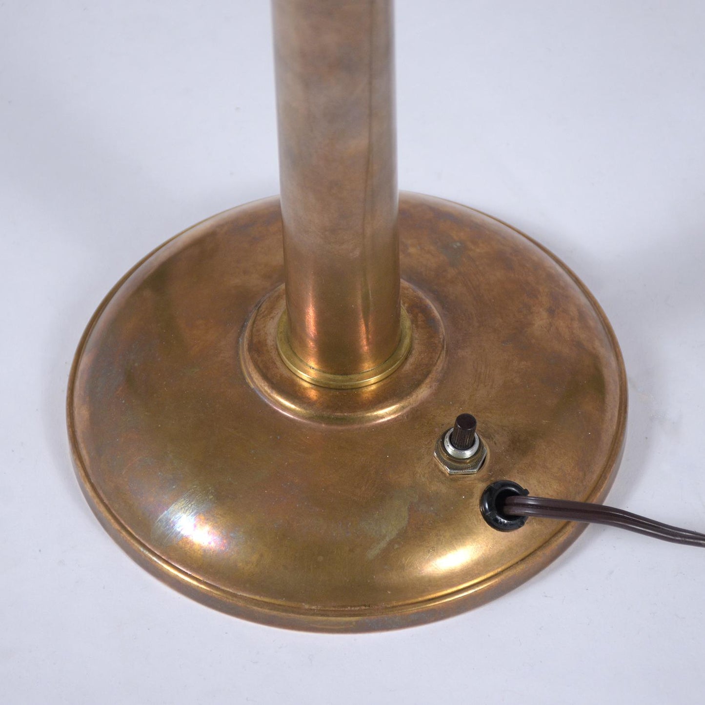 1970's Mid-Century Modern Copper Table Lamp