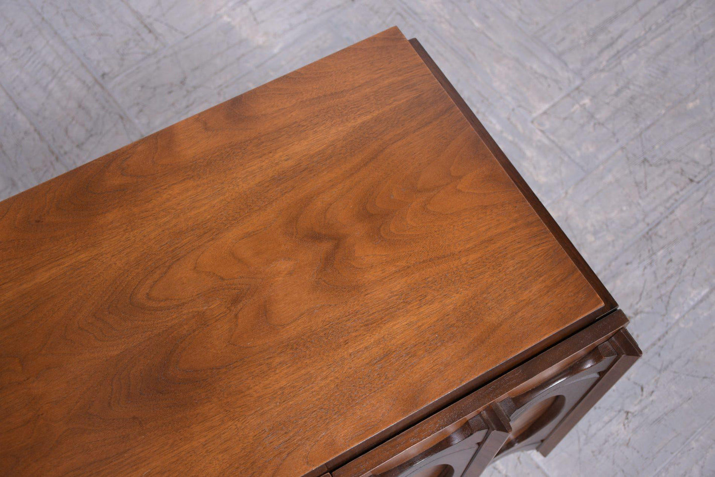 Pair of Mid-Century Carved Nightstands