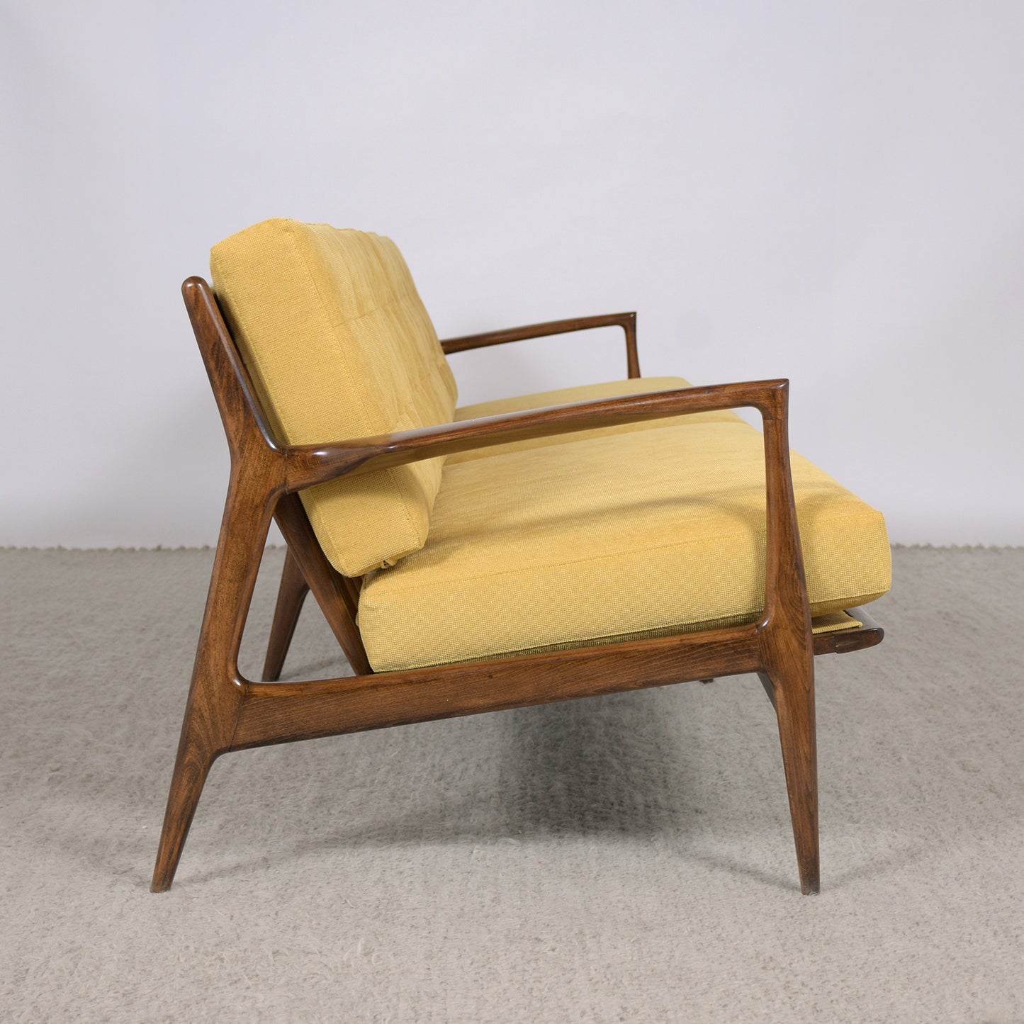 1960s Danish Sectional Sofa: Teak Craftsmanship Meets Mid-Century Elegance